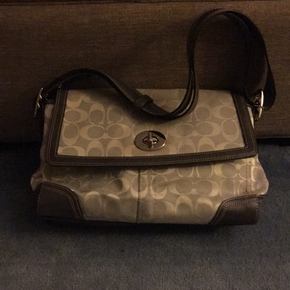 Coach fabric purse